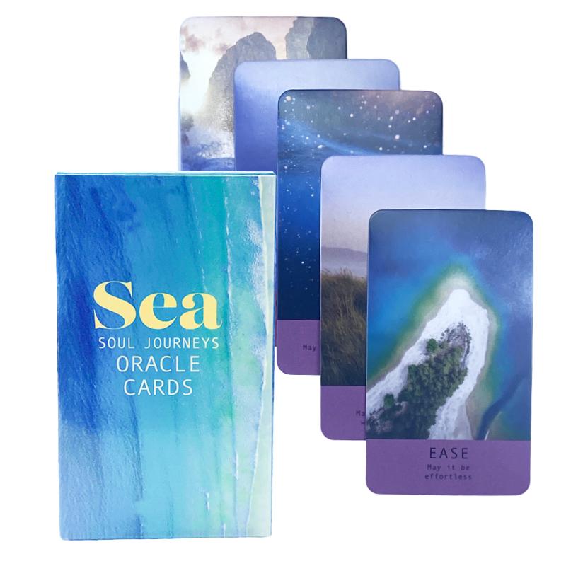 Sea Soul Journeys Oracle Card Tarot Prophecy Fate Divination Deck Family Party Board Game Beginners Cards Fortune Telling Game