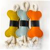 Bone Design Rope Felt Cloth Dog Chew Toy