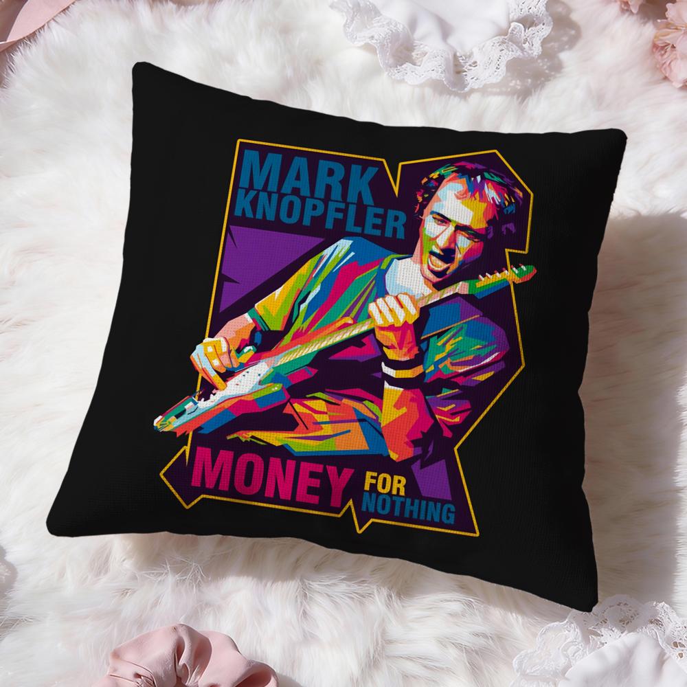 D-Dire S-Straits Rock Cushion Cover Premium Comfort Двусторонняя наволочка - Дизайн «Два в одном» для любой комнаты и салона автомобиля