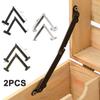 2Pcs Lid Support Hinges Stay Antique Bronze Iron Decor Hinge Box Furniture