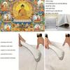 VIKAMA Shakyamuni Buddha Tangka Tapestry Tea Room Zen Living Room Background Wall Room Decoration