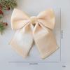 Soft Velvety Fabric Bowknot Christmas Tree Ornament For Mantels Wedding Festival Celebration Decoration