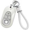 Чехол для брелока Mercedes Benz с брелком, мягкий чехол для ключей из ТПУ, подходит для S-класса / G-класса / E