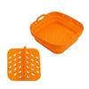 Air Fryers Silicone Basket Plate Square Reusable Air Fryers Cooking Accessories