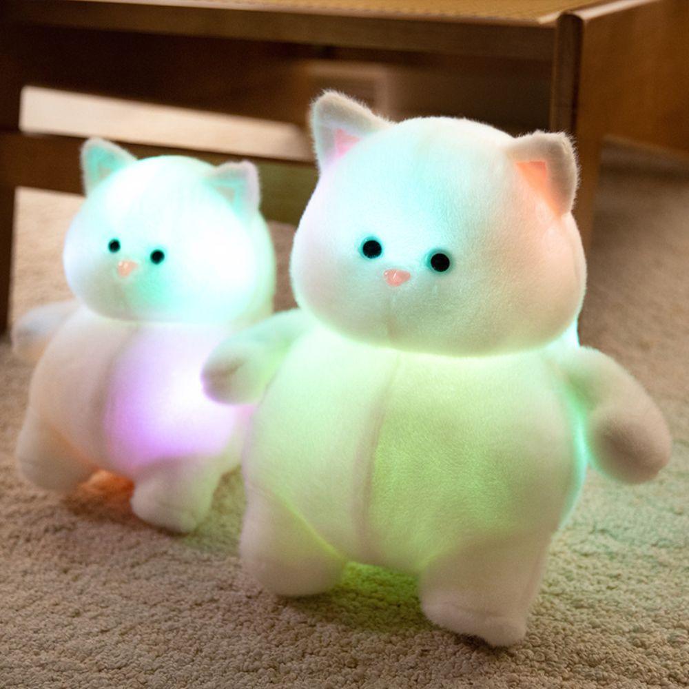 LED Glowing Plush Toy Colorful Light Light Up Toy Lovely Ornament Stuffed Doll Special Occasion