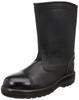 Industrial Boots Polyurethane Double Sole Safety Shoes Black [Angel]