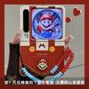 Applicable to Huawei PuraX folding screen mobile phone case pocket fun cartoon Mario pocket Xiaomi MIX Flip three-dimensional doll Samsung Zflip 