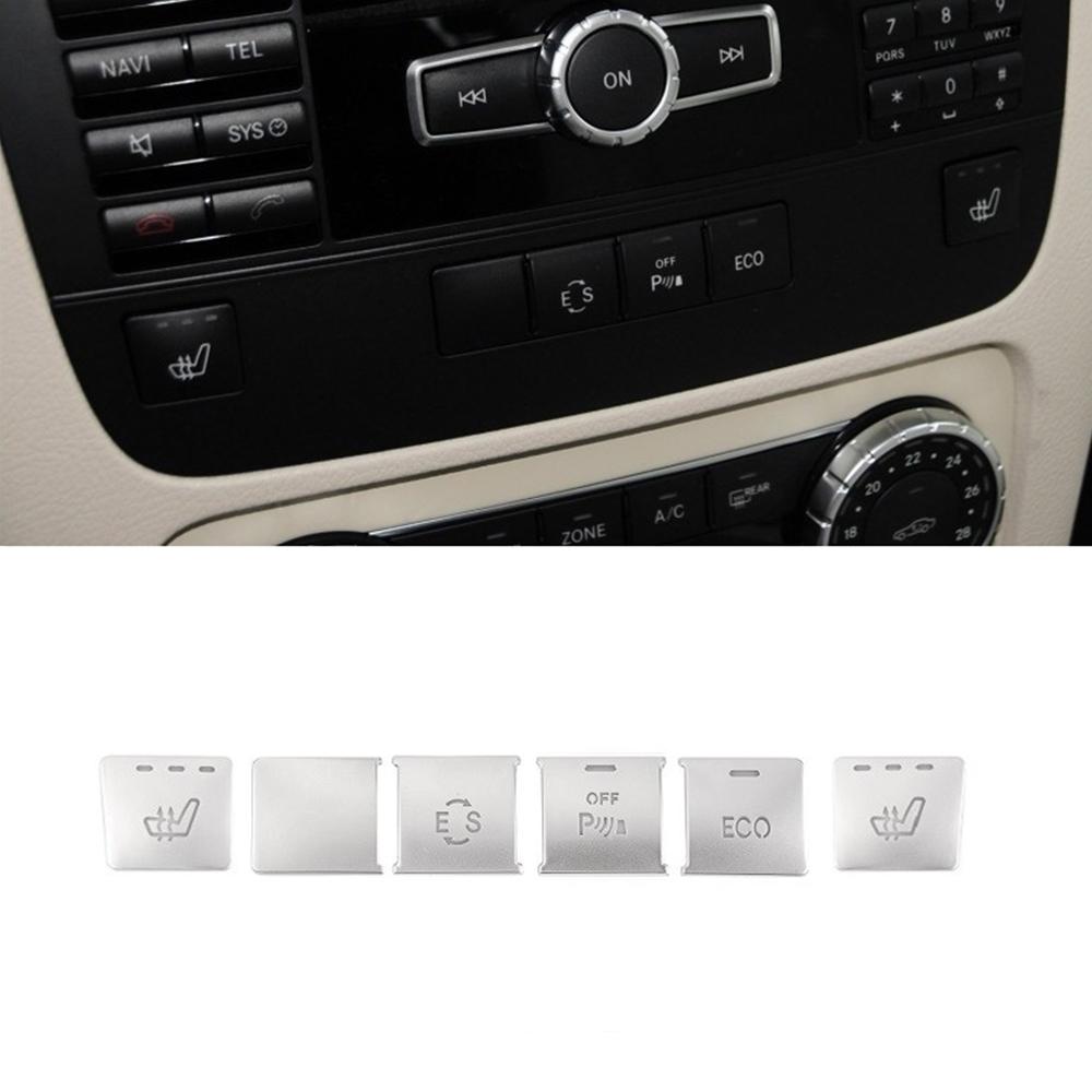 Center Console Cd Panel Function Switch Cover Trim For Mercedes Benz Glk Class