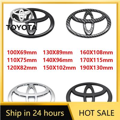 Логотипы Toyota для передней и задней части, наклейки с логотипами для Toyota RAV4 Camry Corolla Ralink Yaris Ruizhi Highlander, наклейки с логотипом на багажник