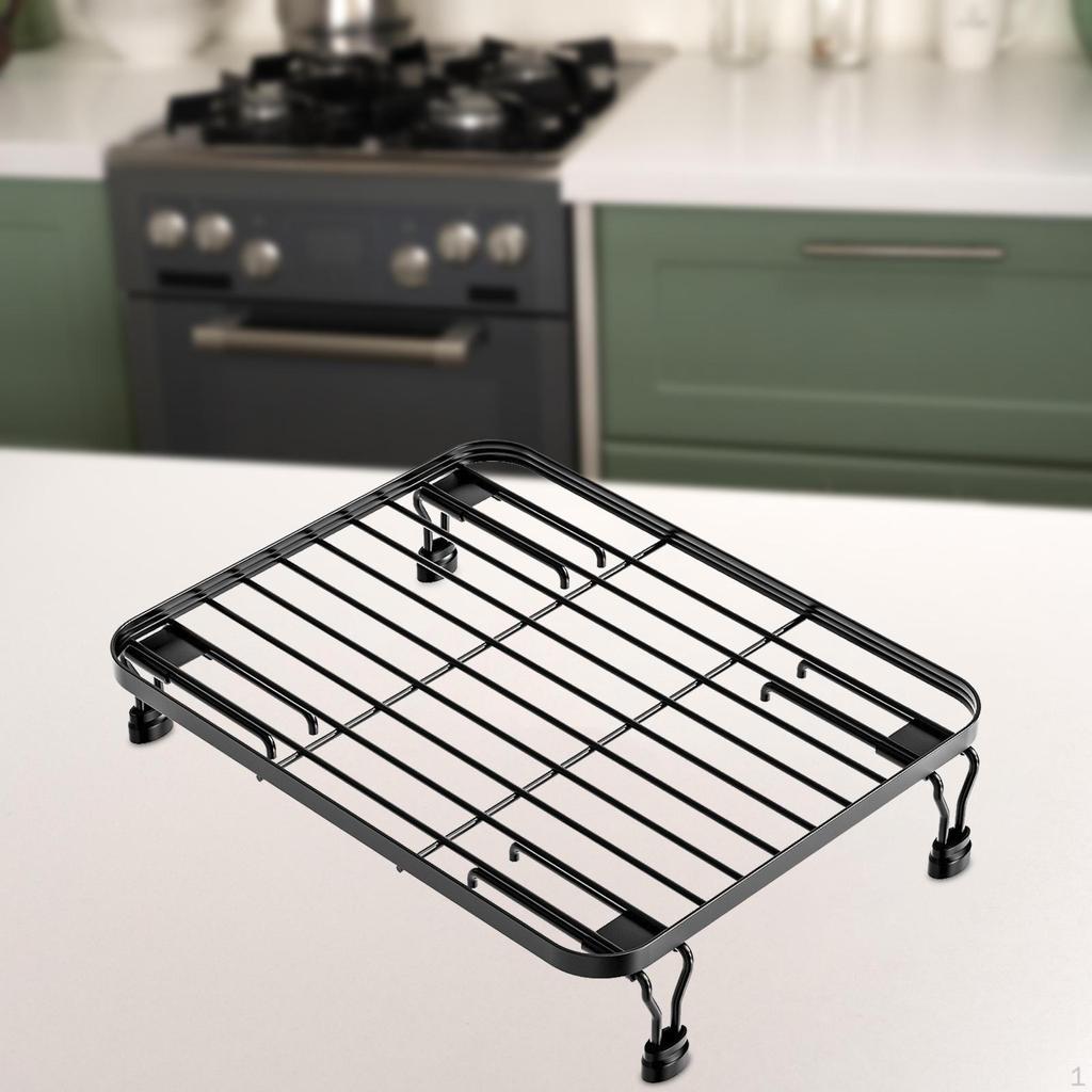 Sink Dish Drainer Bowl Organizer,Adjustable Multifunctional Rest Movable Storage Rack