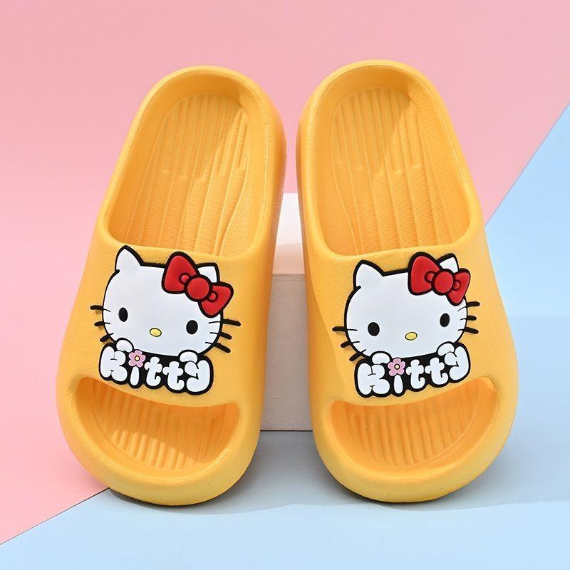Очаровательные детские тапочки в мультяшном стиле, удобные, нескользящие, мягкие шлепанцы из ЭВА для девочек, разных цветов и размеров, идеально подходят для дома.