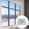 Highly Transparent Winter Warm Curtains Adhesive Straps Door Screen Kit Outdoor