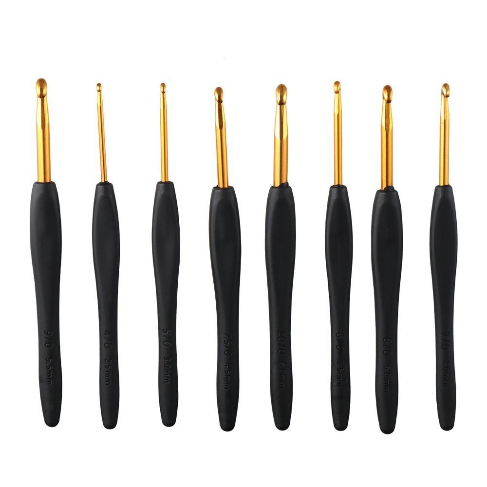soft grip knitting hook crochet needles for arthritic hands aluminum crochet hooks crochet hook set