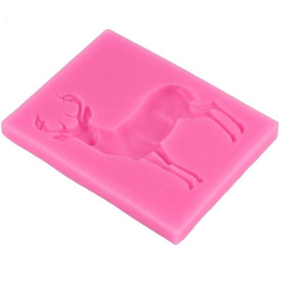 Рождественский олень, силиконовая форма для помадки, кухонная форма для украшения торта «сделай сам», шоколадное печенье, форма для украшения выпечки