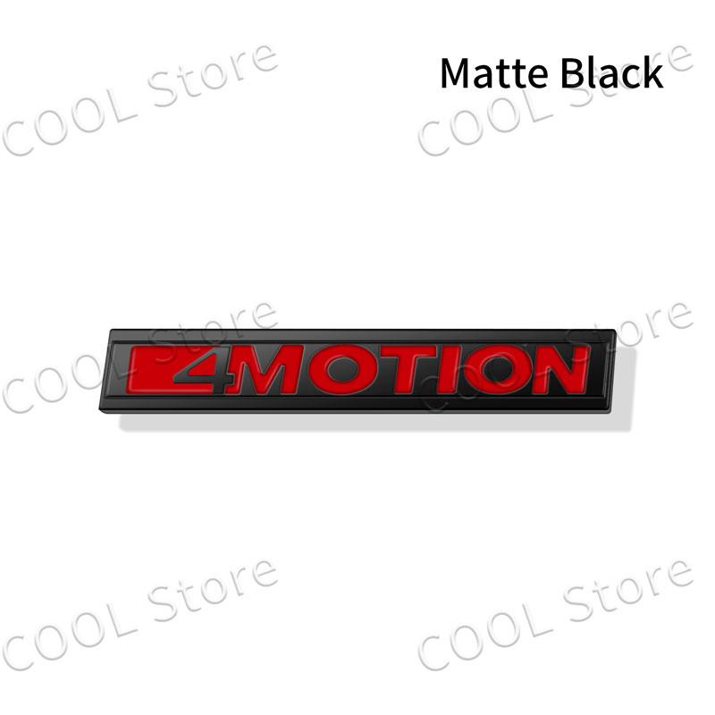 AABIP1 3D Car 4motion Emblem Logo Trim Front Hood Grille Badge Rear Trunk Sticker For VW Volkswagen Polo Golf Passat Jetta Accessories