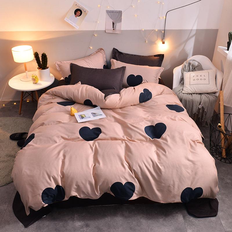 Комплекты постельного белья Пододеяльник Хлопок Одноместный Двойной Queen King Size Пододеяльник / Пододеяльник Комплект льна