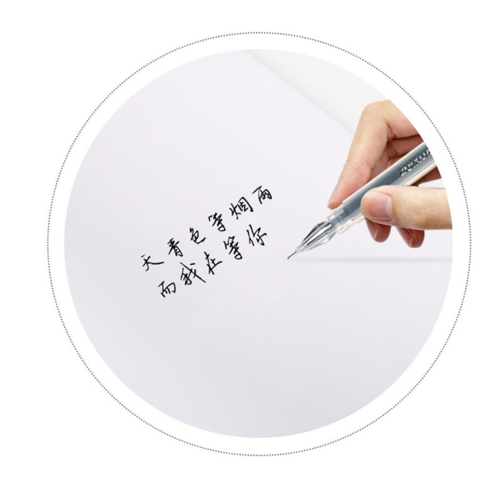 0.38mm Handle Marker Pens Black Blue Red Refill School Office Supplies Student Ultra Fine Gelpen