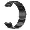 For Huami Amazfit T-Rex 3 Replacement Band Dual Press Buckle 3-Bead Steel Wrist Strap with Connector
