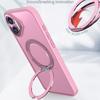 For iPhone 16 Case TPU+Acrylic Kickstand Magnetic Phone Cover