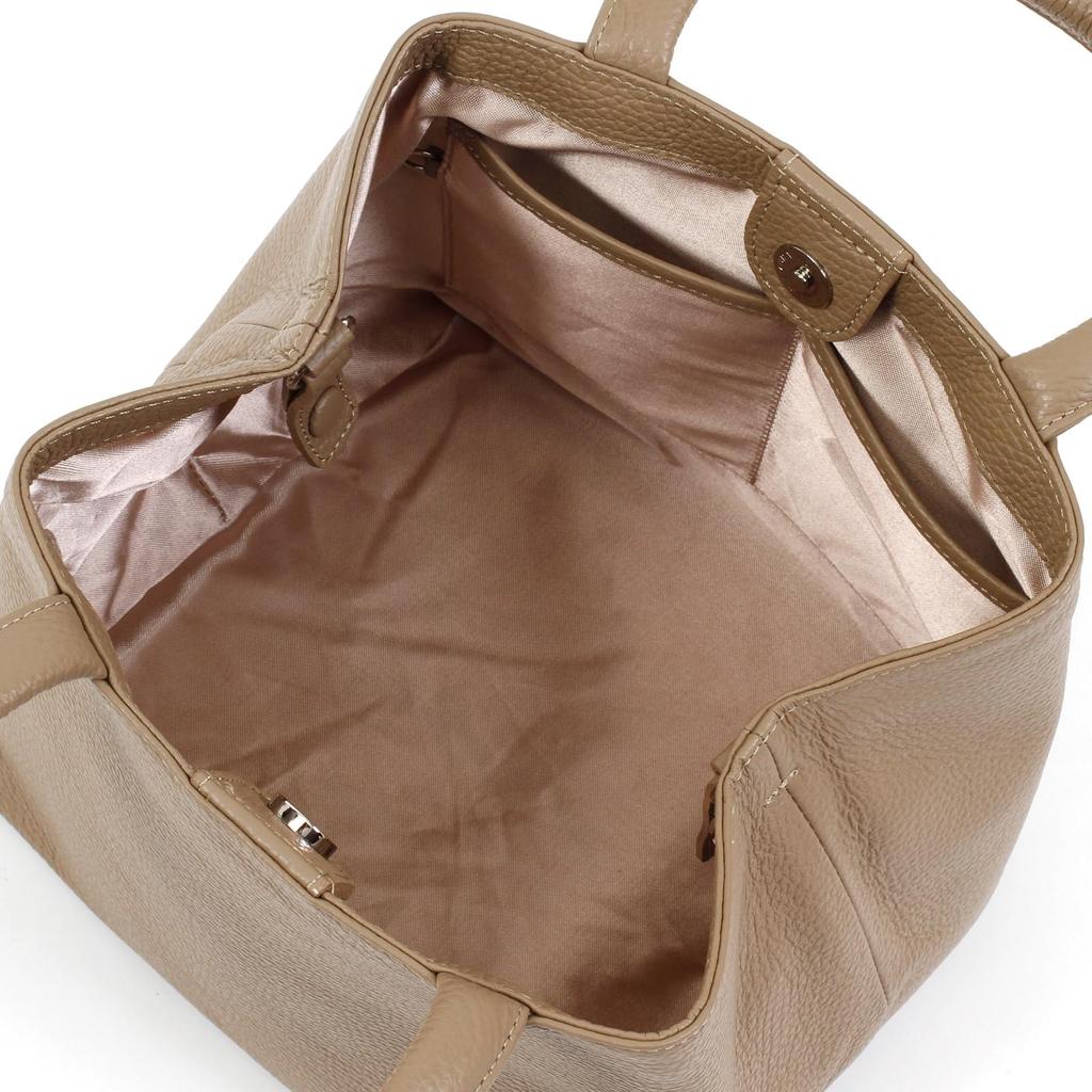 Сжимающаяся кожа B5 размера совместимая форма меняющаяся сумочка Песочно-бежевый 52522 [Kitamura] Z-0598 Женская