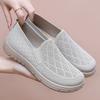 Women's Shoes Summer Fly-woven Mesh Casual Shoes Comfortable and Breathable Mother Shoes Lazy Pedal Old Beijing Cloth Shoes Women
