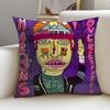 Pop MMaroon 5S Cushion Cover Breathable and skinfriendly linen pillowcase square removable and washable cushion