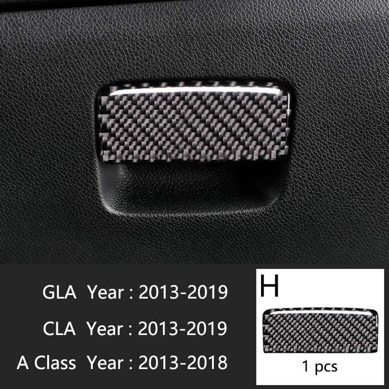 Автомобильный Стайлинг Карбоновая внутренняя панель кнопок Декоративная крышка Отделка Наклейка Рамка Для Mercedes Benz A Class W176 GLA X156 CLA