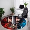 1 шт. Круглый коврик для офиса Warcraft, нескользящий, мягкий и прочный офисный коврик для декора интерьера, идеально подходит для офиса, красивое украшение