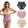 Mid Waist Women's Triangle Mesh Triangle High Elasticity Comfortable Ice Silk Women's Underwear Plus Size Sexy Panties