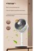 Rechargeable Vertical Floor and Desktop Circulation Fan for Home and Office