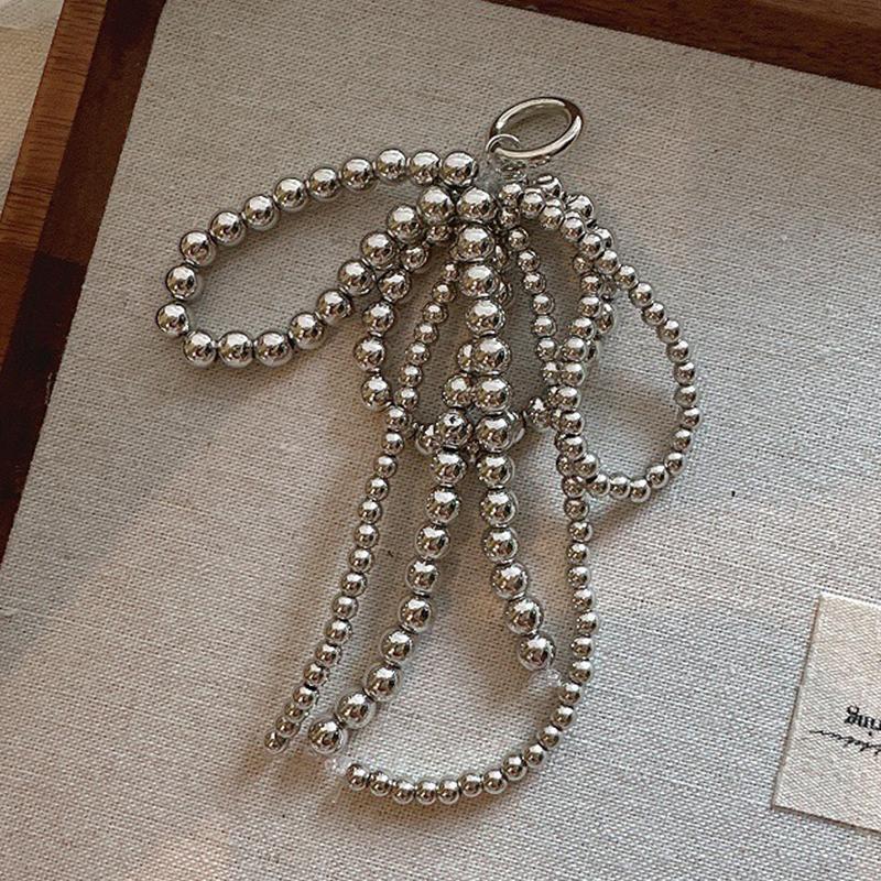 1 шт., зажим для обуви ручной работы, двухслойная жемчужная бусина, бант, подвеска, пряжка для обуви, украшение, сумка, кулон, аксессуары