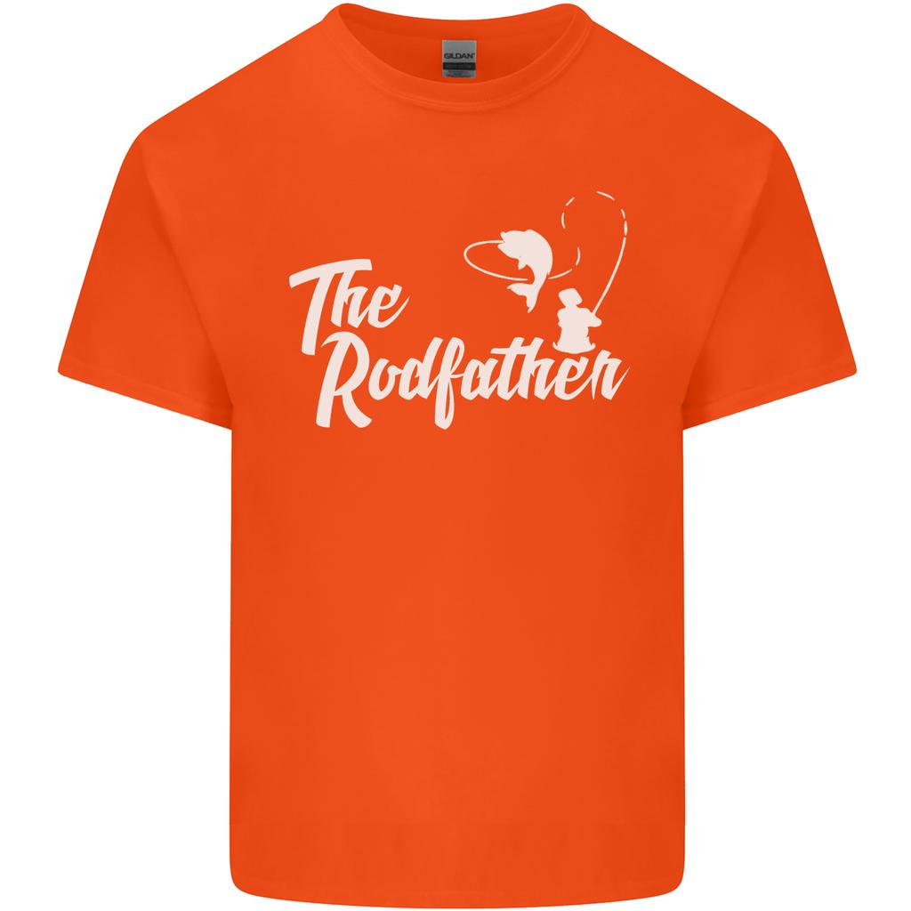 The Rodfather Funny Fishing Rod Father Unisexs Light Cotton TShirt