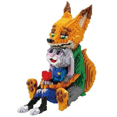 Nanoblock Ютонара Отдыхающий Кролик и Лиса 4500 штук (PCS)