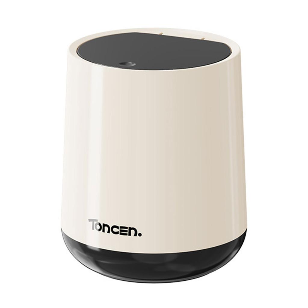 Modern Press Lid Trash Can for Office Tabletop Car Trash Can Bedroom Compact Desktop Small Garbage Bin for Home Use