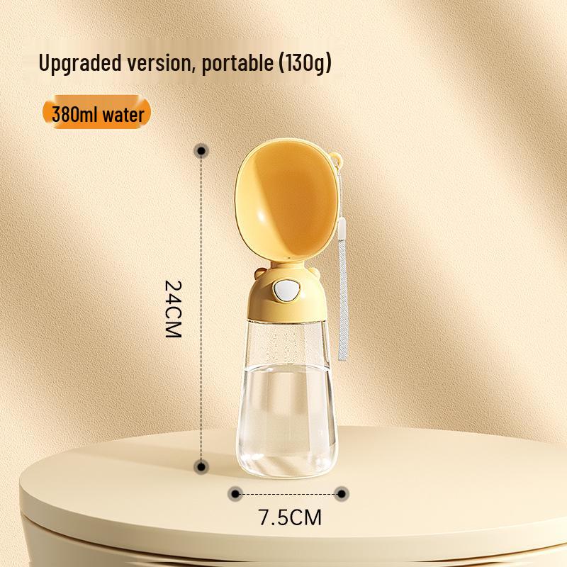 Portable Pet Travel Water Bottle: Outdoor Drink Cup for Dogs & Puppies