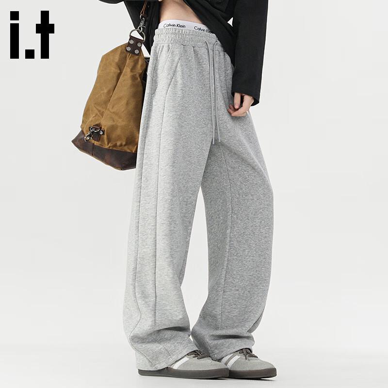 Fingercroxx Men's Loose Straight-Leg Casual Sweatpants