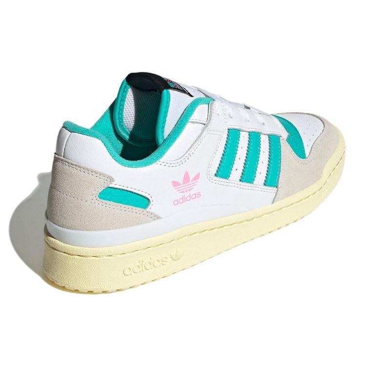 Adidas Forum Low CL White Mint Rush Unisex Sneakers Cloud-White Bliss-Pink HQ6875