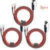 3 шт. быстросъемный кабель SAE с клеммой предохранителя O разъем удлинитель адаптера зарядного устройства провода 16AWG клемма