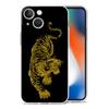Роскошный прозрачный чехол для телефона iPhone 15 14 13 12 11 Pro Max XS X XR 7 8 Plus мягкий прозрачный противоударный чехол тигровый неоновый леопард