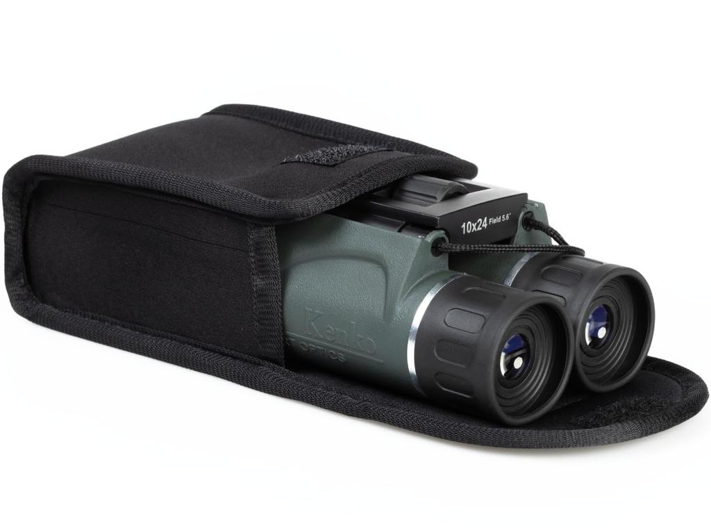 KENKO Бинокль 10x24 10x 24 калибра Roof Prism компактный легкий 258 г для путешествий и концертов 012765 SG-H 2-осевой
