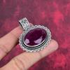 Ruby Pendant Gemstone Jewelry, 925 Solid Sterling Silver Handmade Pendant, Latest Design Jewelry