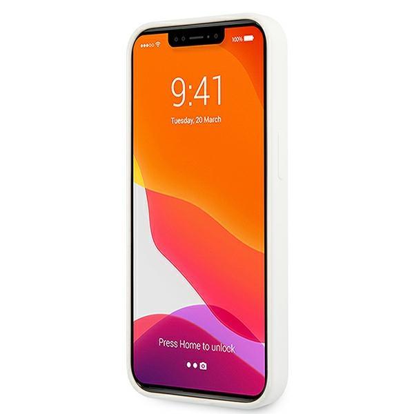 Guess Guhcp13Sls4Ggwh Iphone 13 Mini 5,4 Biały/White Hard Case Silicone 4G Logo