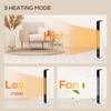 1100W/2200W Space Heater with 65 degrees Oscillation, Electric Heater with 2 Heat and Fan, 8-Hour Timer, Overheat & Tip Over Protection for Bedroom
