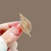 Нежная маленькая брошь в виде листа для мужчин и женщин, модная простая брошь, креативная булавка для пальто, анти-свет, украшение для костюма