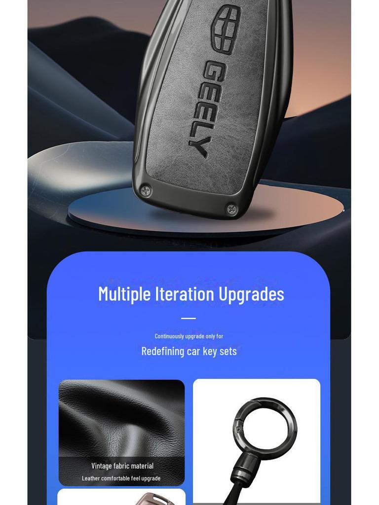 Чехол для ключей Geely Auto для Emgrand, Haoyue L, Xingyue L, Xingrui L, Boyue, Binyue, Vision X6/X3