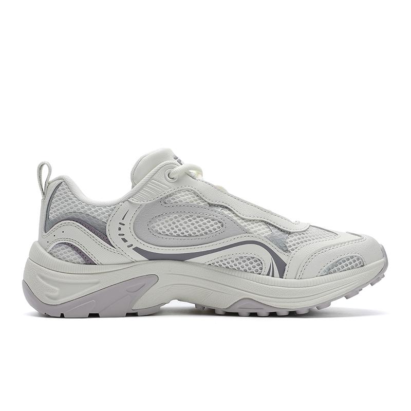 Fila Fluxion Ретро Мода Универсальные Трендовые Личность Спортивные Низкие Повседневные Кроссовки Женские кроссовки Белый Фиолетовый F12W532115FSC