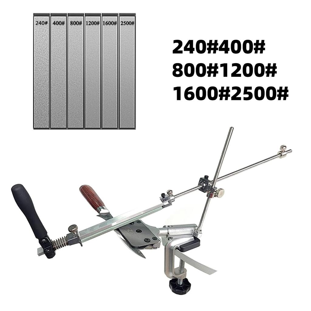 Металлический материал Точилка для ножей Заточная система Камень с камнями Точило Алмазный брусок Фиксированный угол Апекс Набор