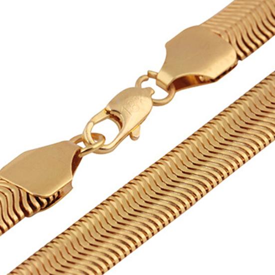 Панк Хип Поп Рок Kpop Рэпер Унисекс Медная Змея Цепь Ожерелье Ювелирные Изделия