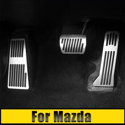 Для Mazda 2 3 BM 6 GJ CX-5 CX5 CX 5 CX3 CX8 CX9 2012-2019 2020 2021 2022 2023 2024 Автомобильная педаль подачи топлива Педаль тормоза Накладка