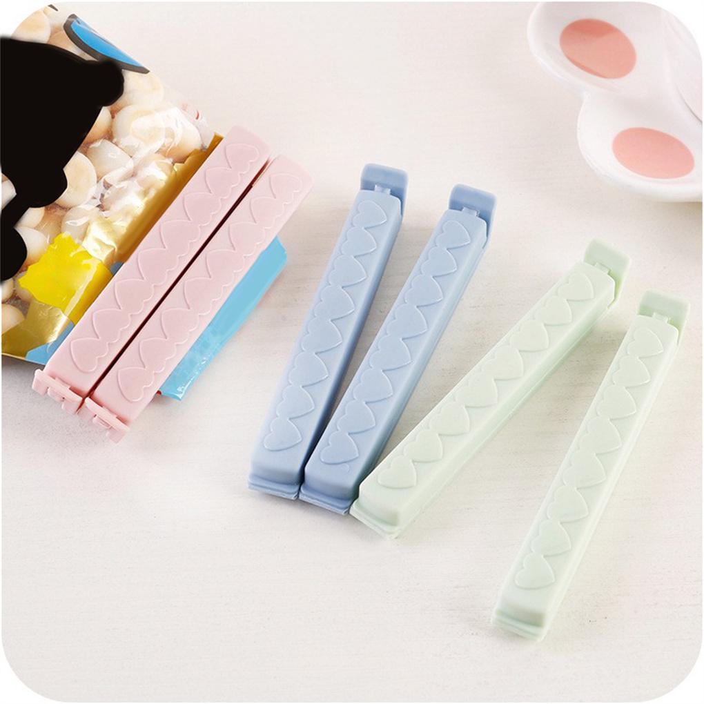 Упаковка из 5 штук, зажимы для закусок, запечатывающие защелки, полипропиленовый пластик, влагостойкий уплотнитель, зажимы для десертных пакетов для хлопьев и орехов, аксессуары